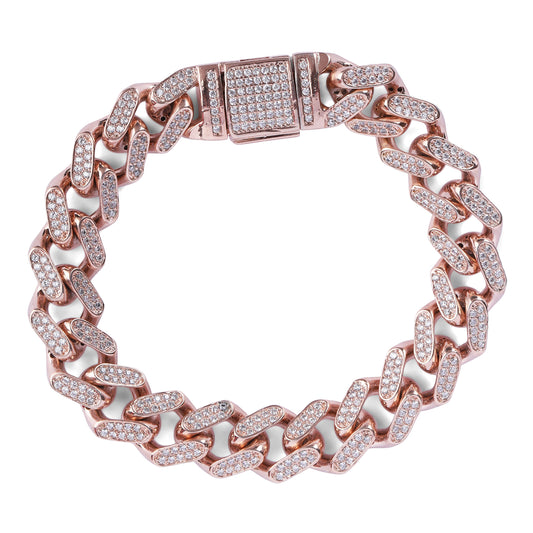 Rose Gold Cuban Link Bracelet