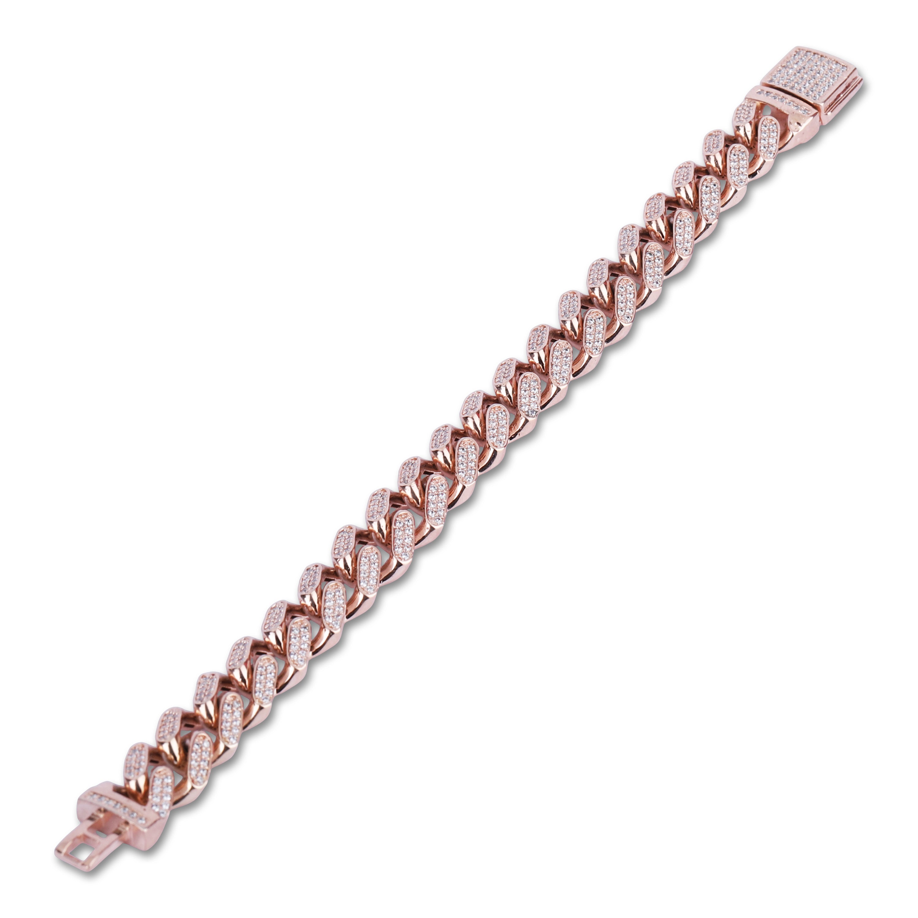 Rose Gold Cuban Link Bracelet