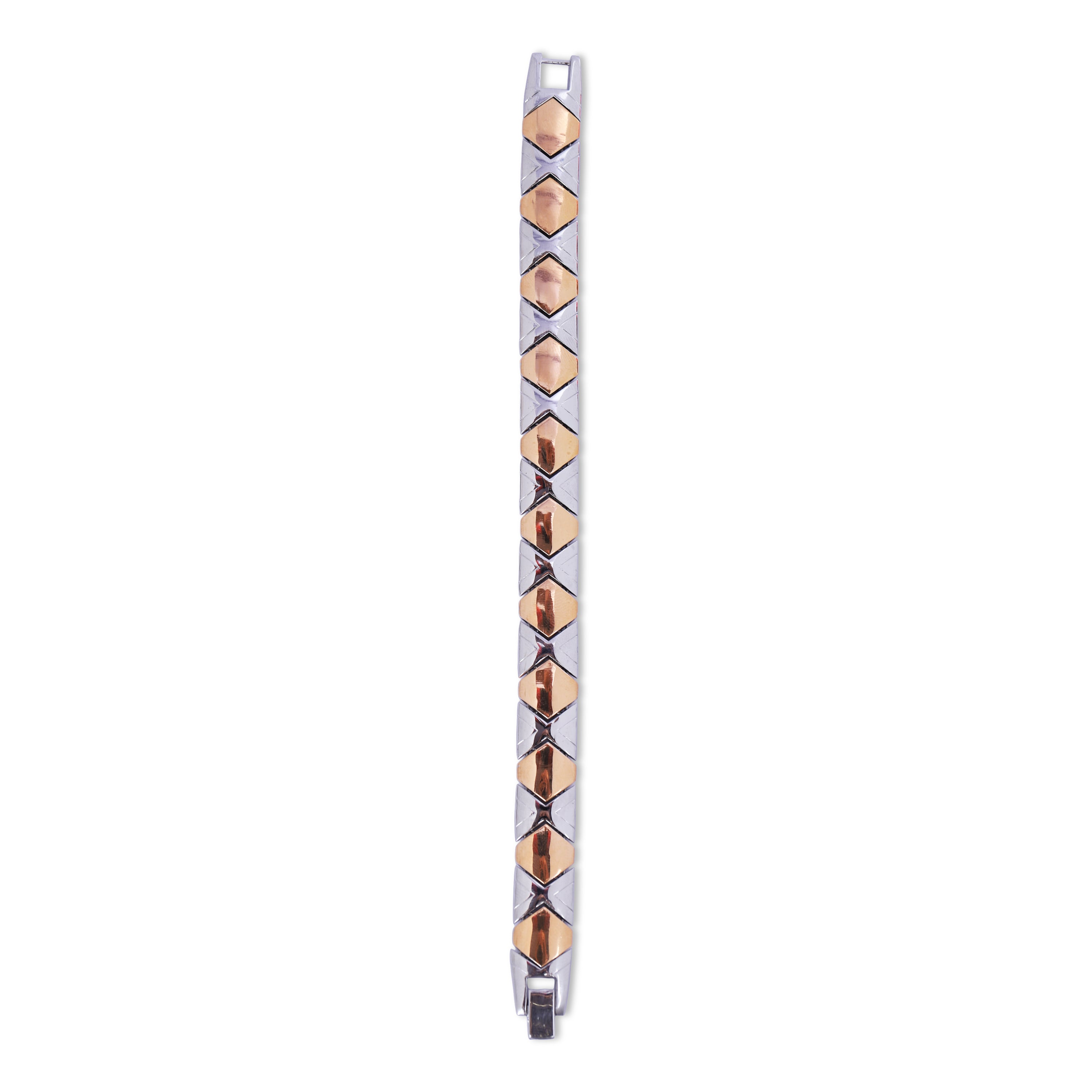 Dual-Tone Hexa Bracelet