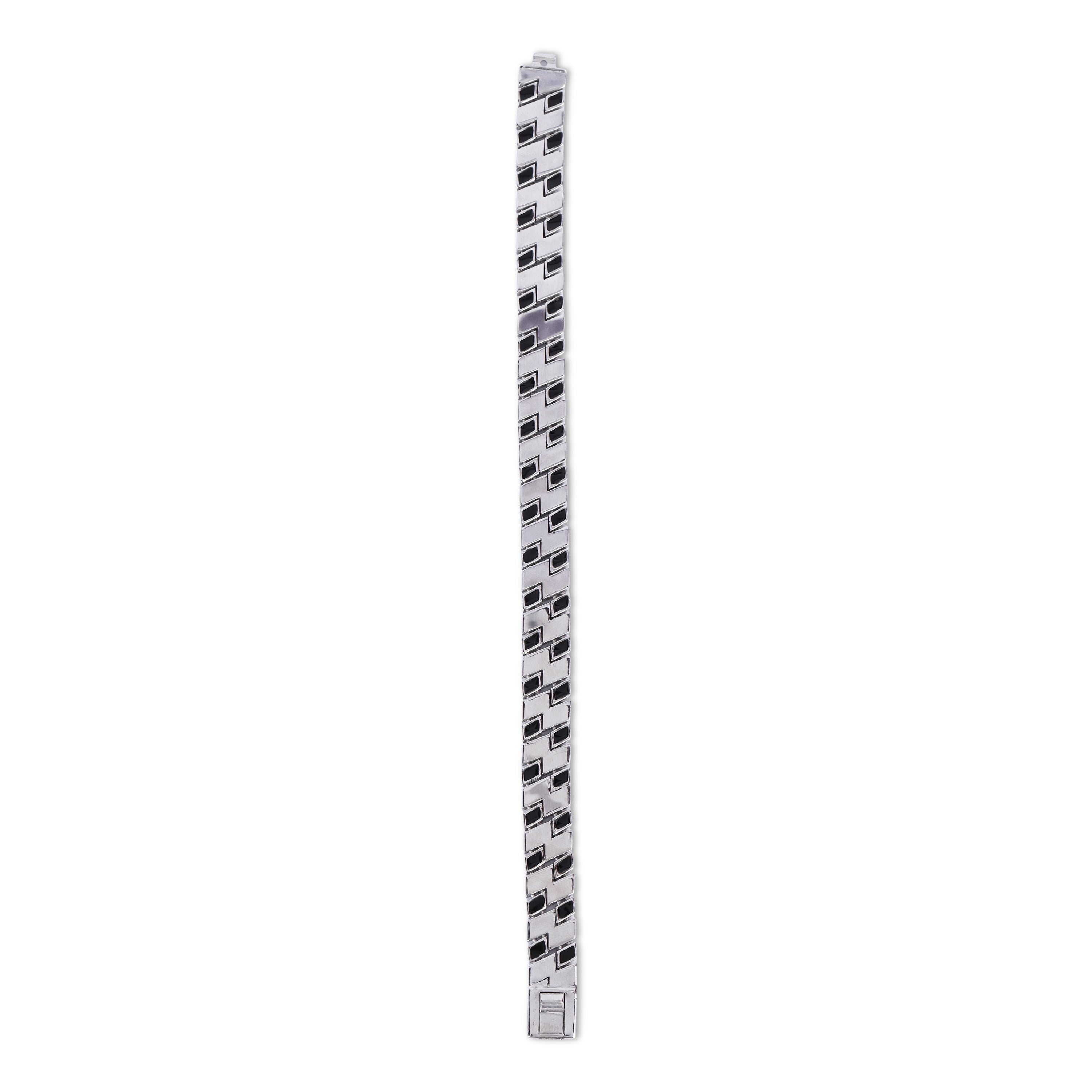 Geometric Black Bracelet