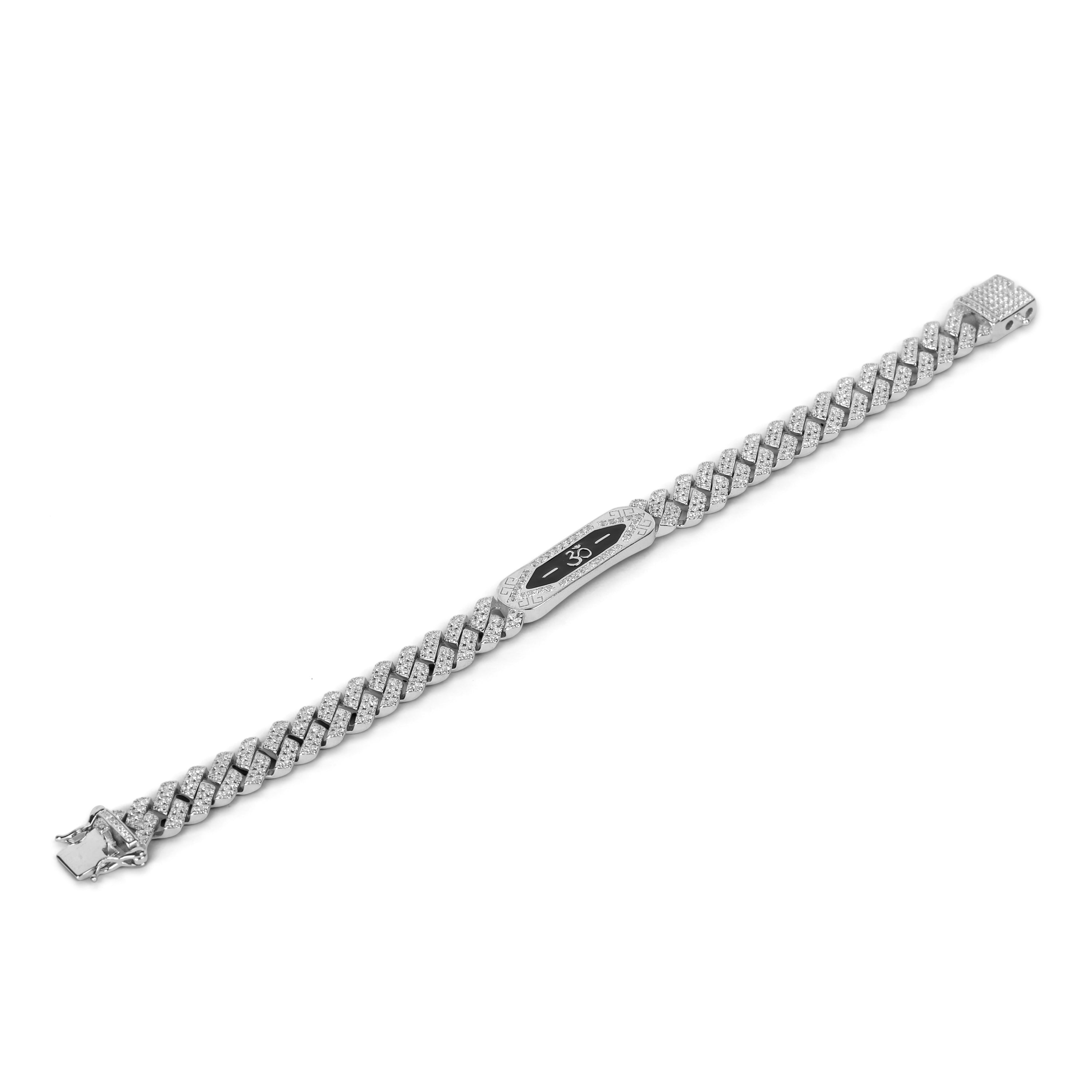 Om Cuban Chain Bracelet
