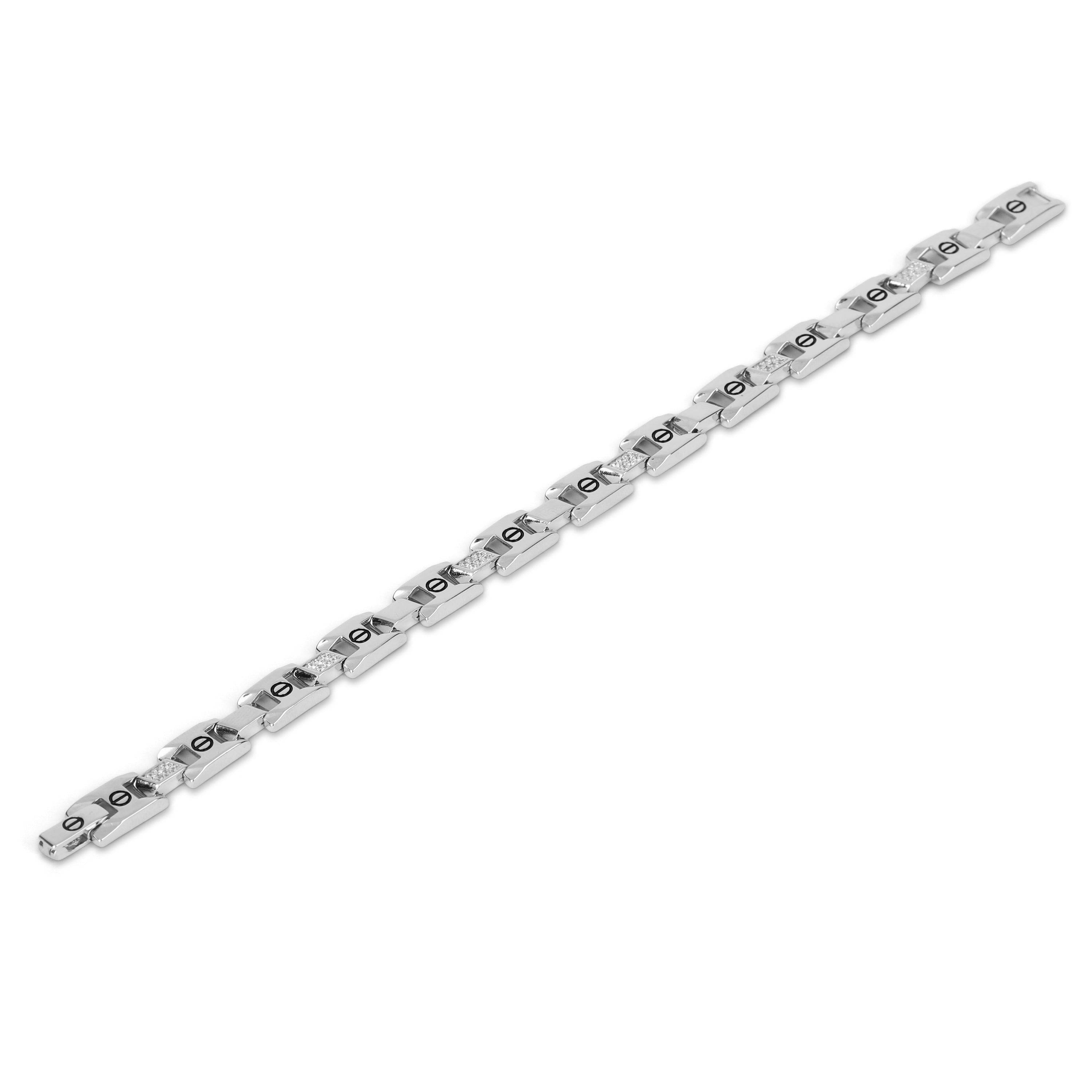 Evil Eye Box Link Bracelet