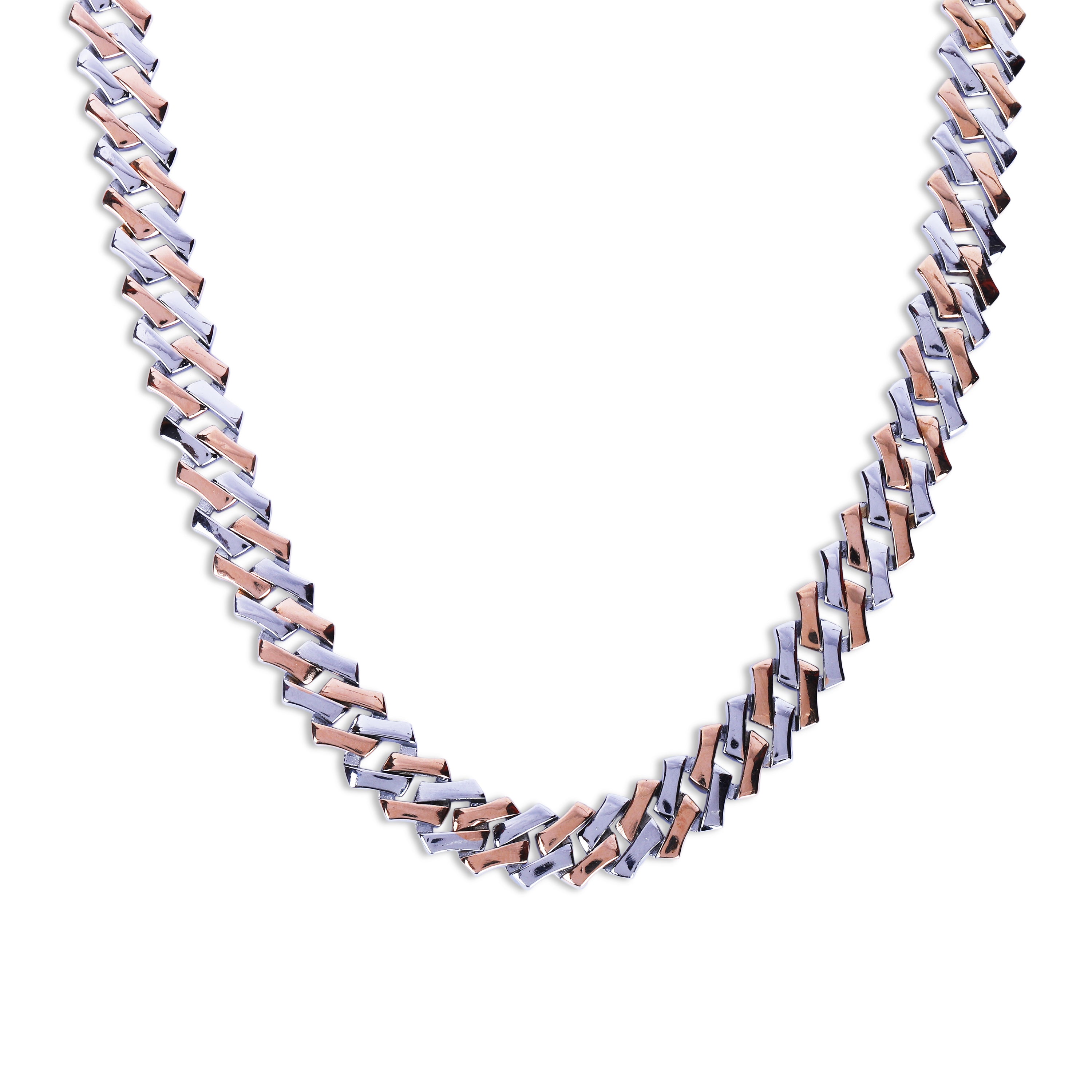 Dual Tone Cuban Chain