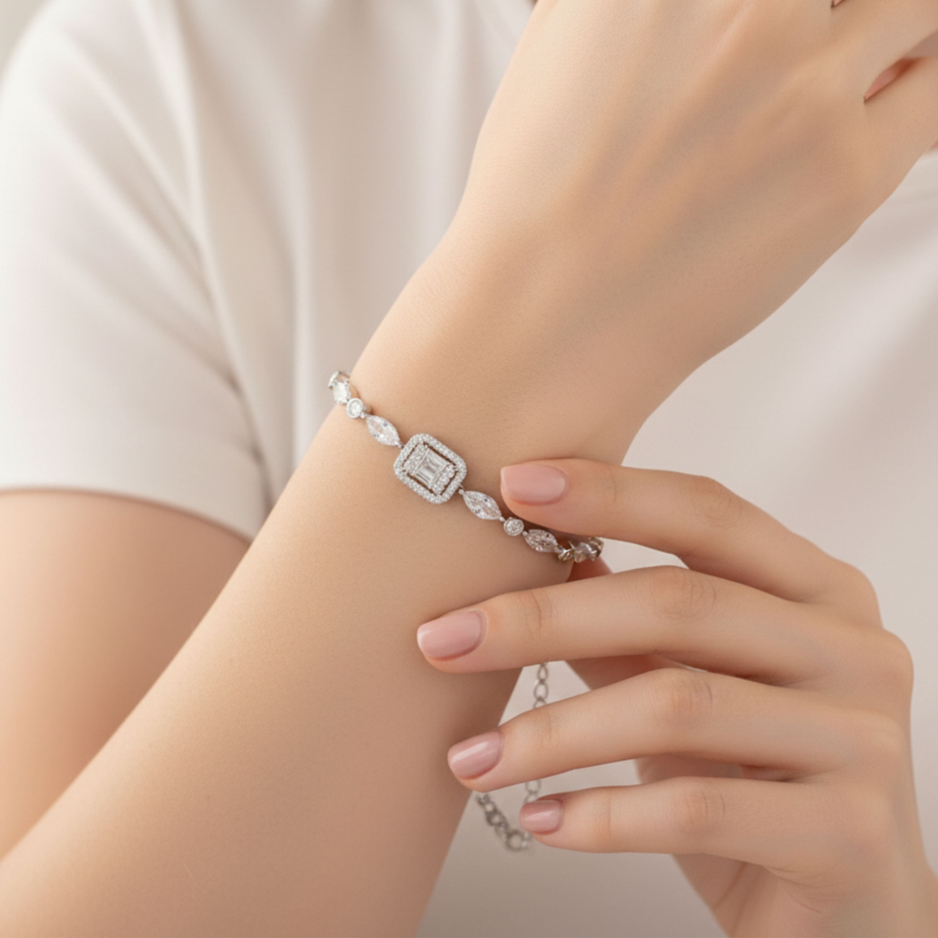 Squared Elegance Bracelet