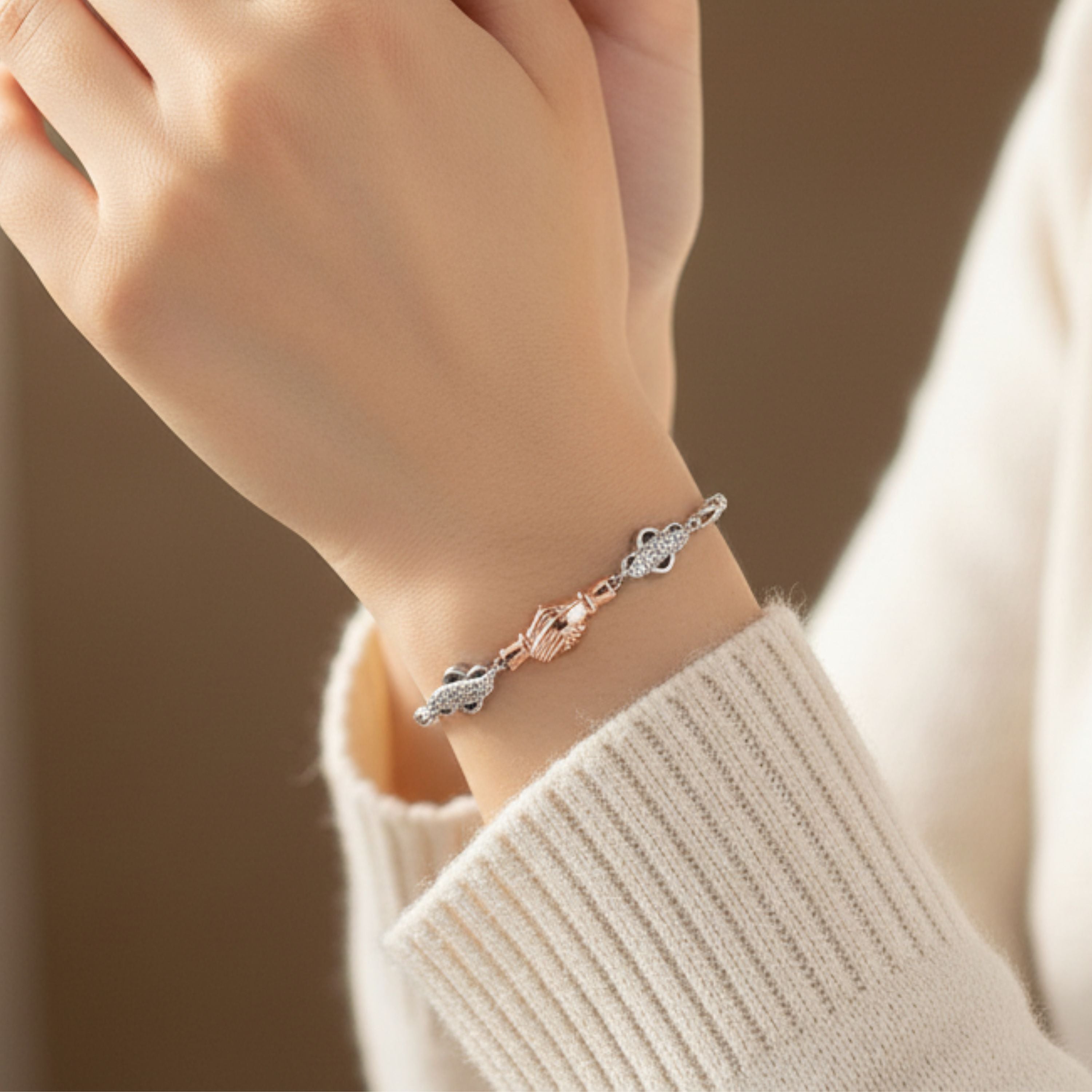 Golden Heartbound Bracelet