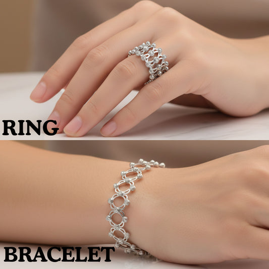 Twinkle Bond Ring Cum Bracelet