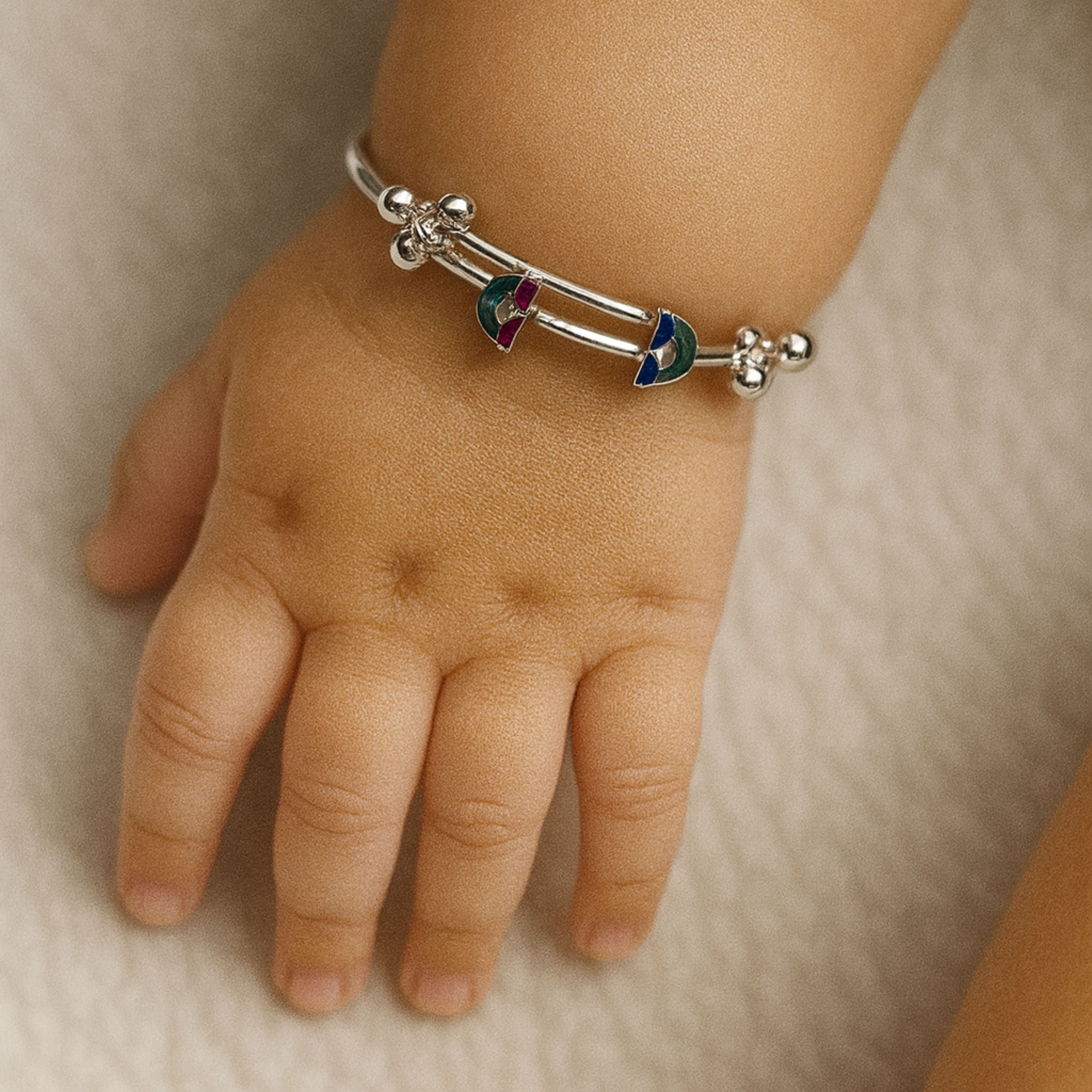 Rainbow Tips Baby Kada