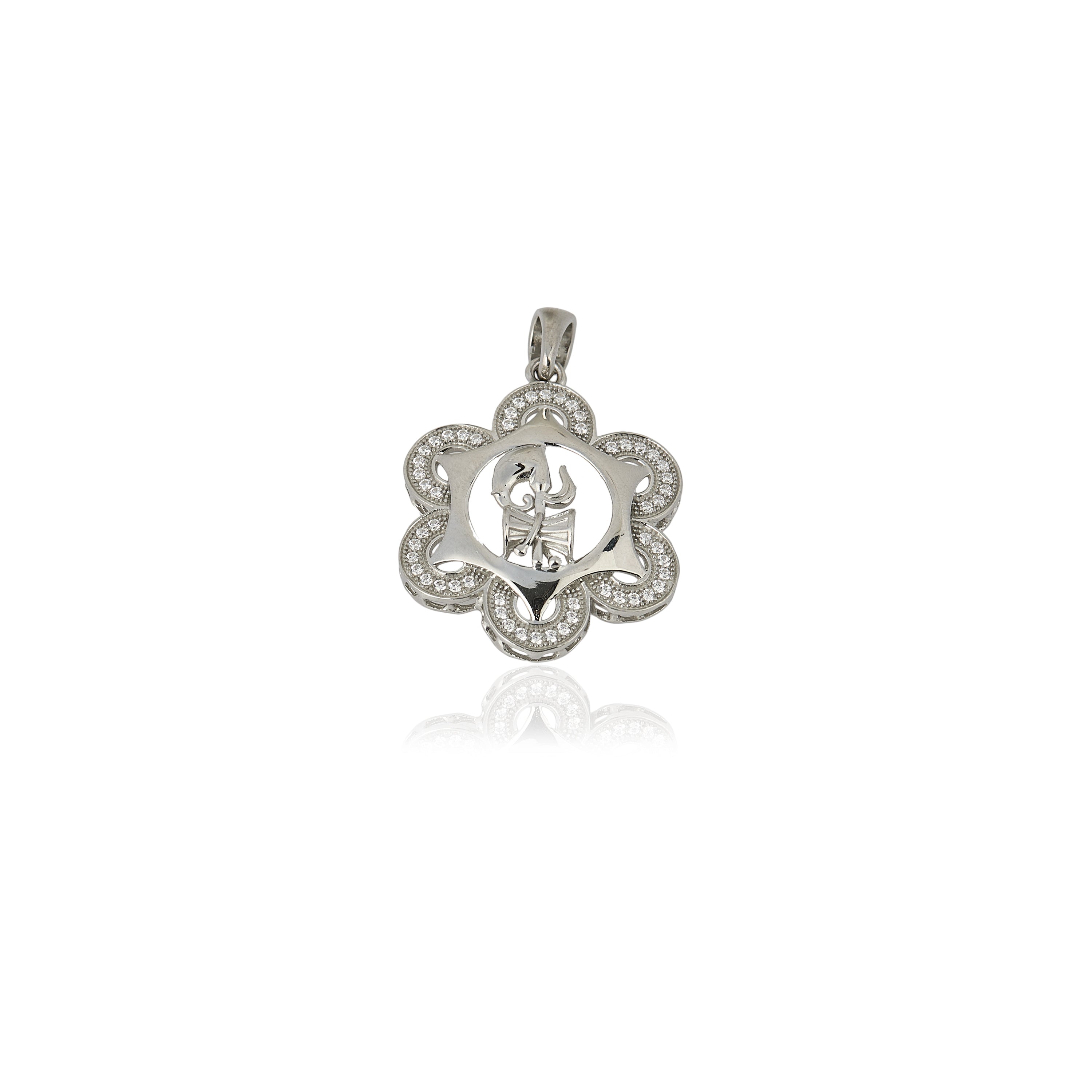 Damru Pushp Locket