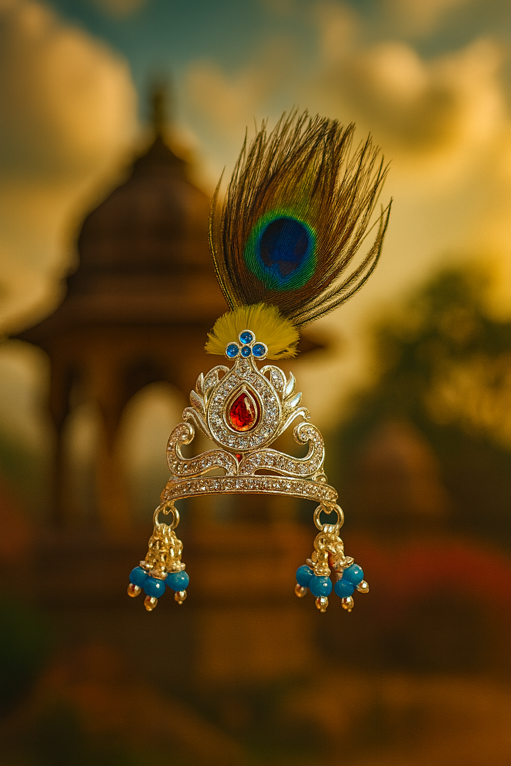 Silver Royal Shyam Ratna Mukut