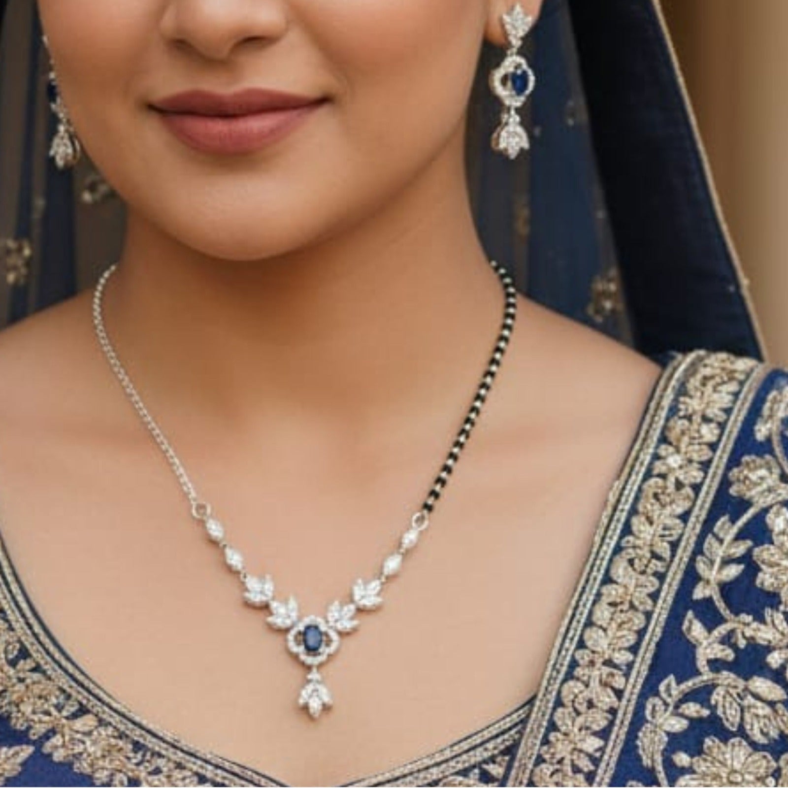 Sparkle Leaf Diamond Set