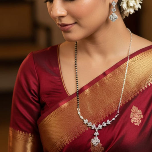 Blooming Petal Mangalsutra Set