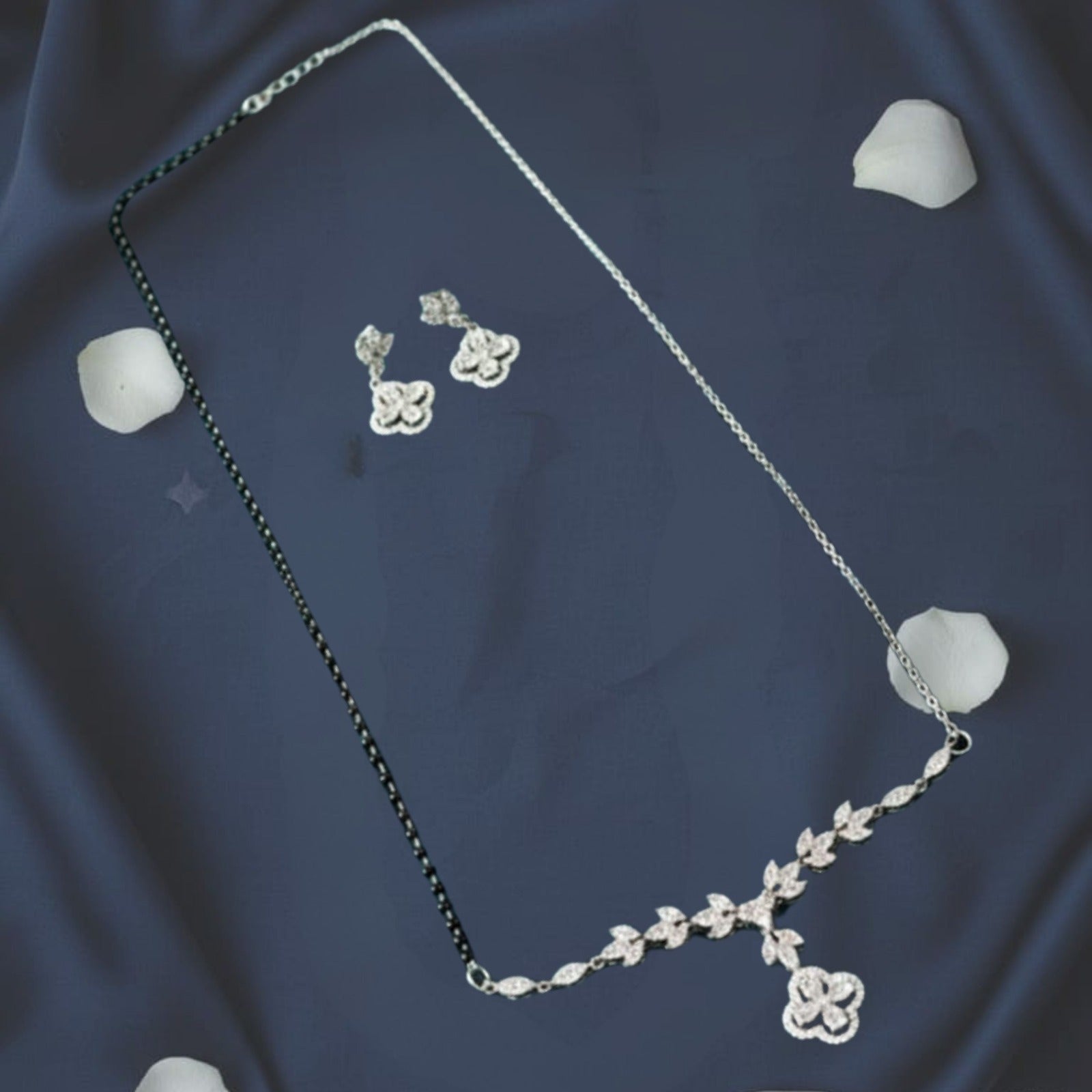 Blooming Petal Mangalsutra Set