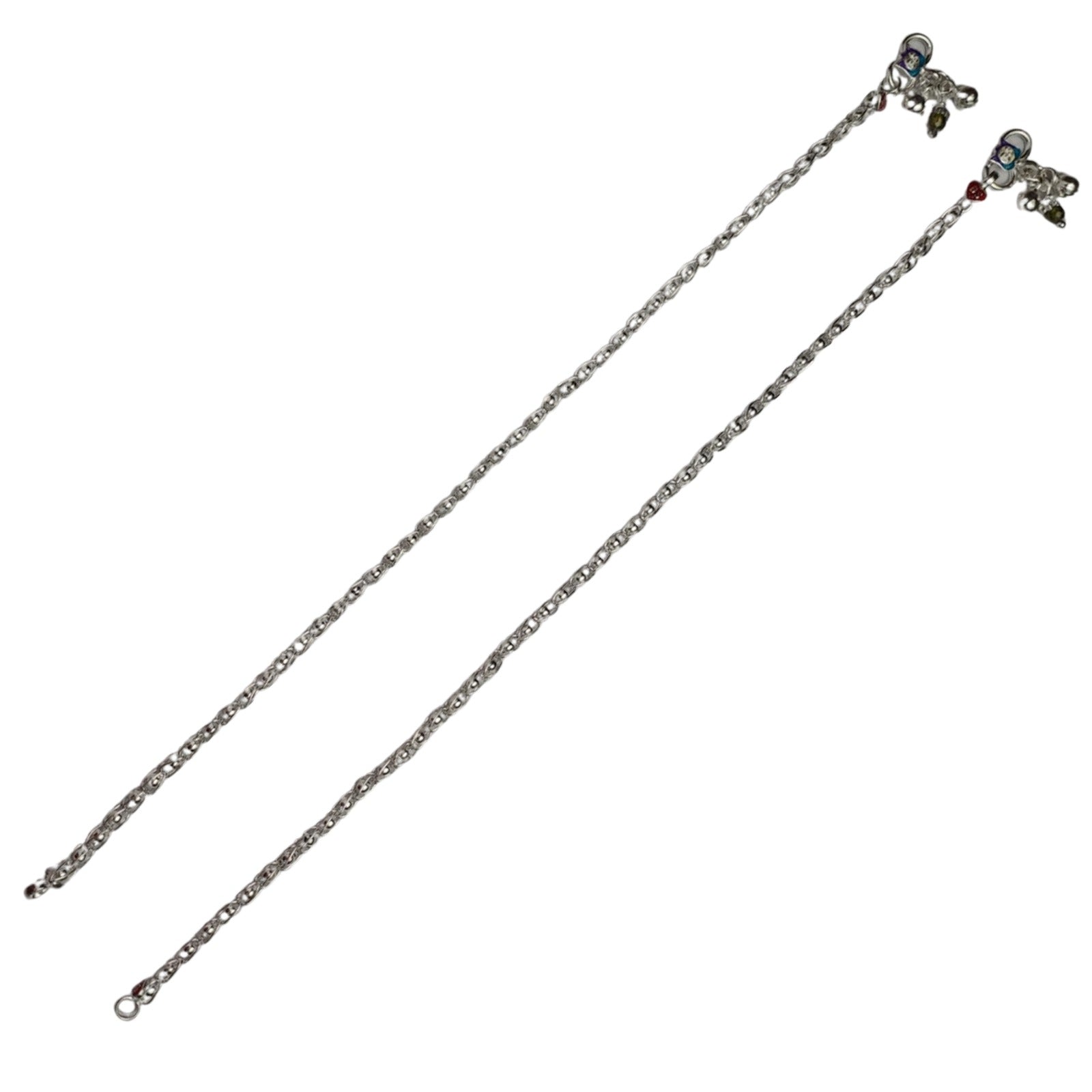 Classic Chain Silver Payal