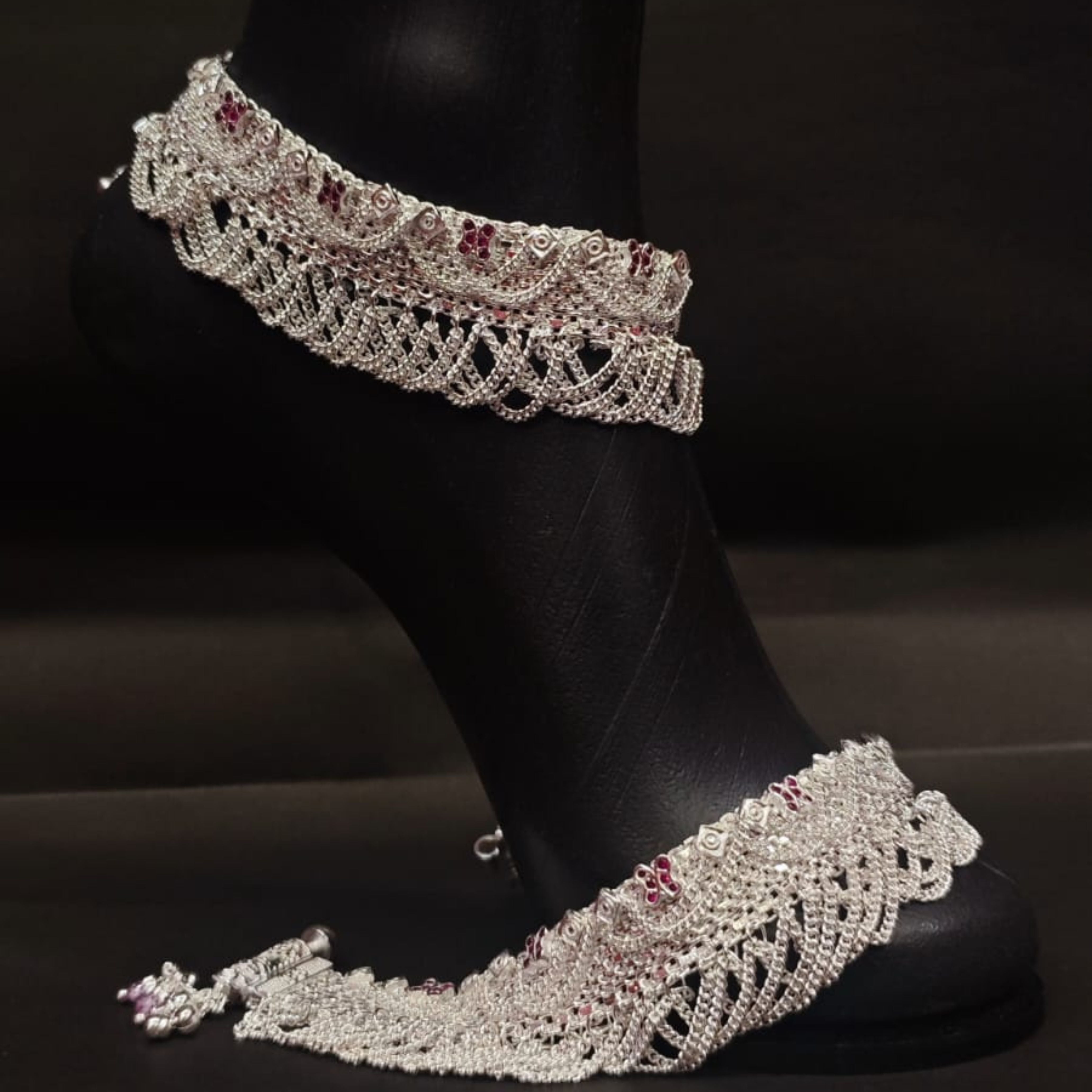 Scarlet Grace Silver Payal