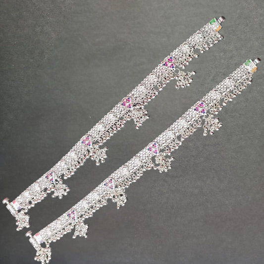 Pink Sparkle Ghungroo Payal