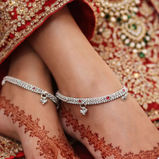 Silver Ruby Spark Payal