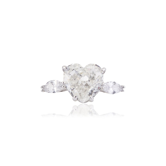Heart Crystal Ring