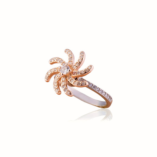 Petal Spin Ring