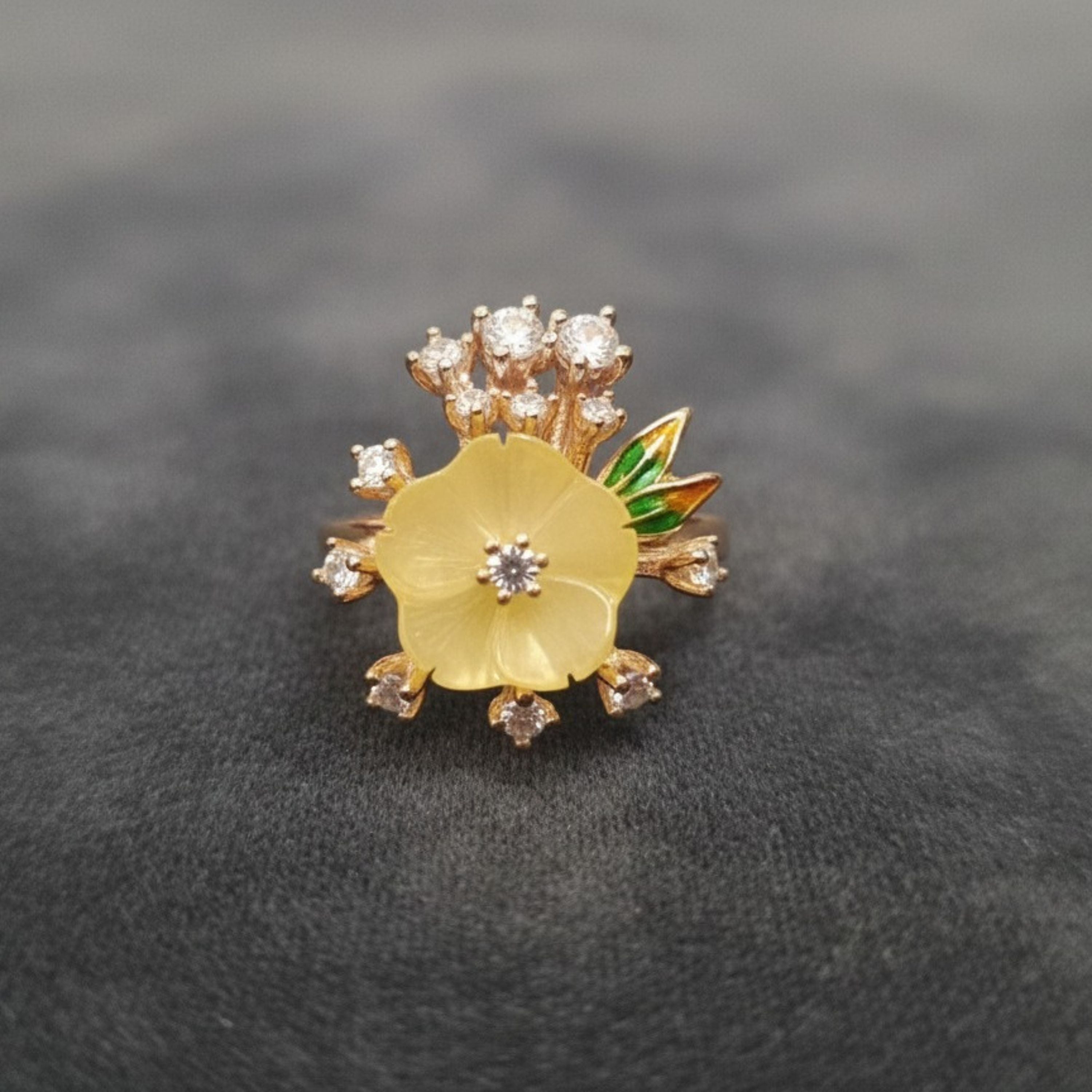 Gold Sunshine Bloom Ring