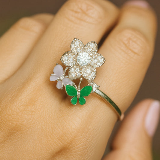 Butterfly Blossom Ring