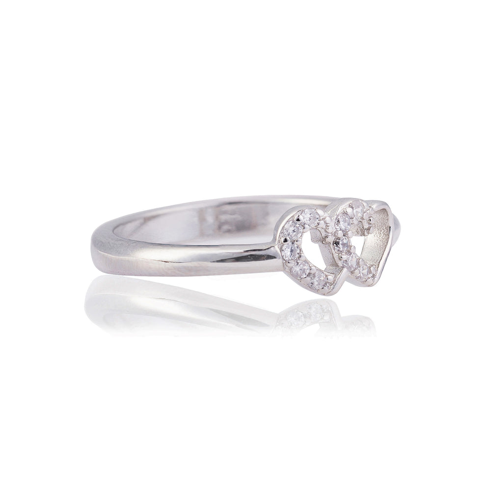 Twin Heart Ring
