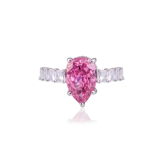 Pink Duodrop Ring