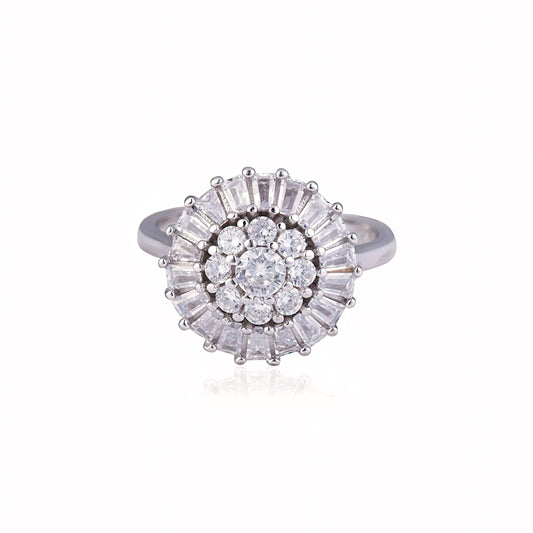 Crystal Petal Ring