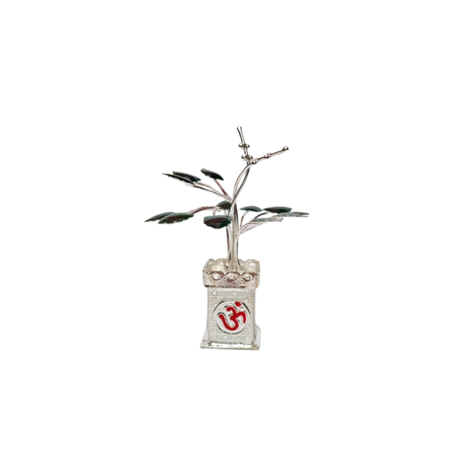 Silver Om Tulsi Plant