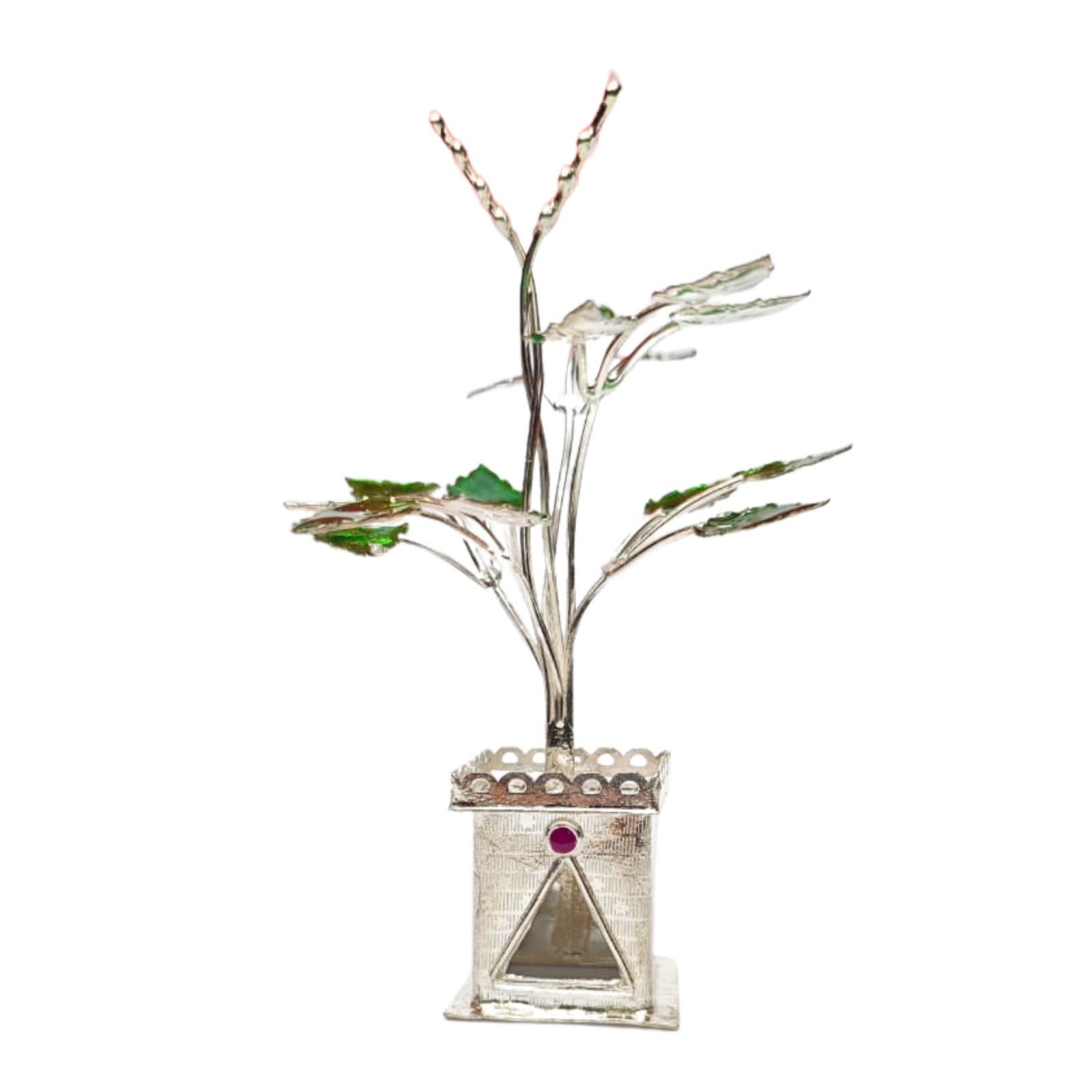 Divine Silver Vrindavan Tulsi Plant