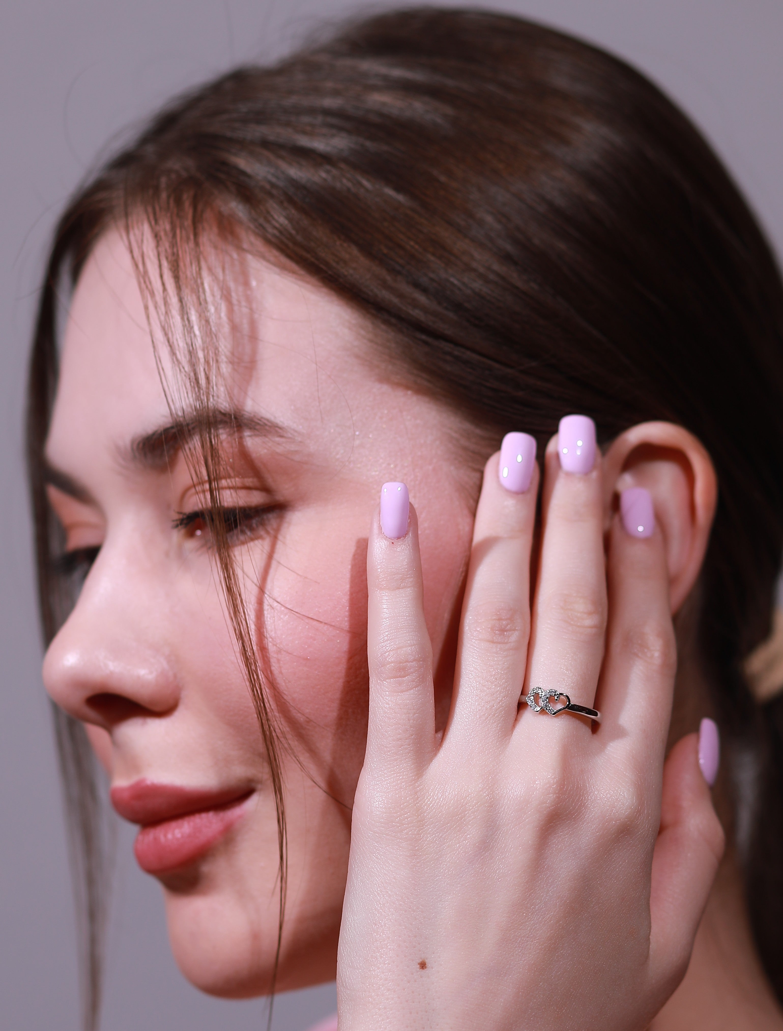 Twin Heart Ring