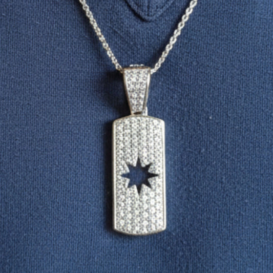 Celestial Star Silver Pendant