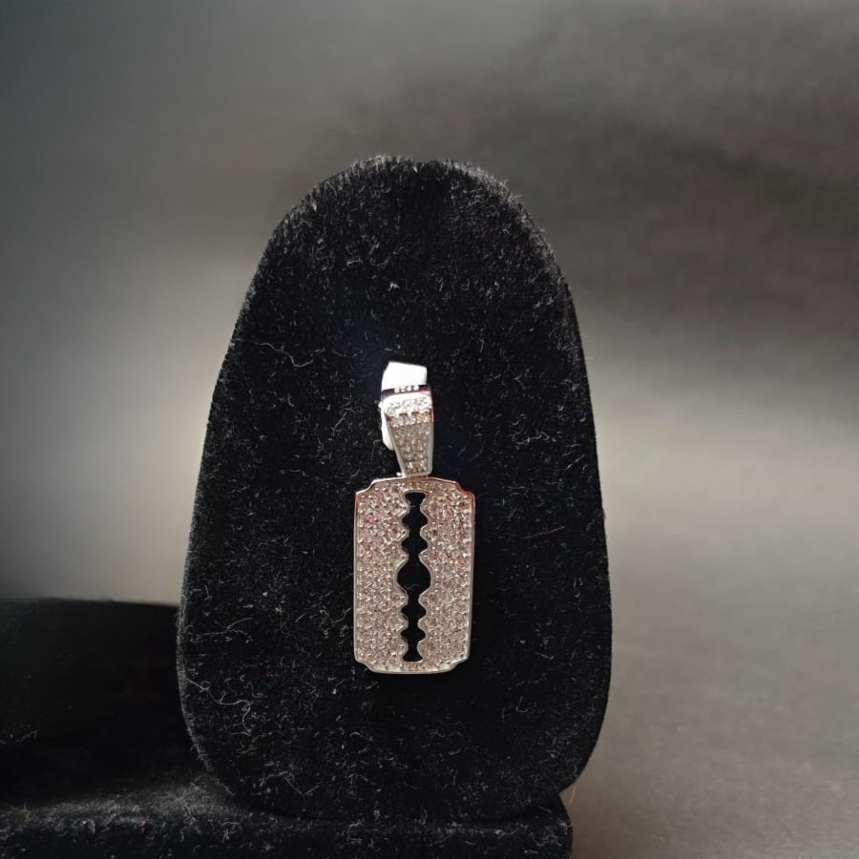 Blade Edge Silver Pendant