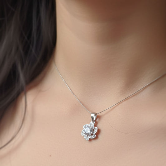 Kusumika Bloom Sterling Silver Pendant
