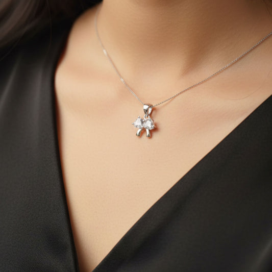 NoorBow Sterling Silver Pendant