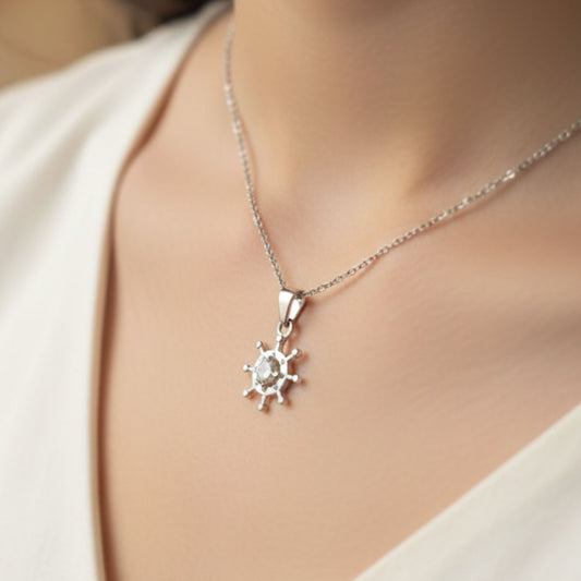 Nautica Aura Sterling Silver Pendant