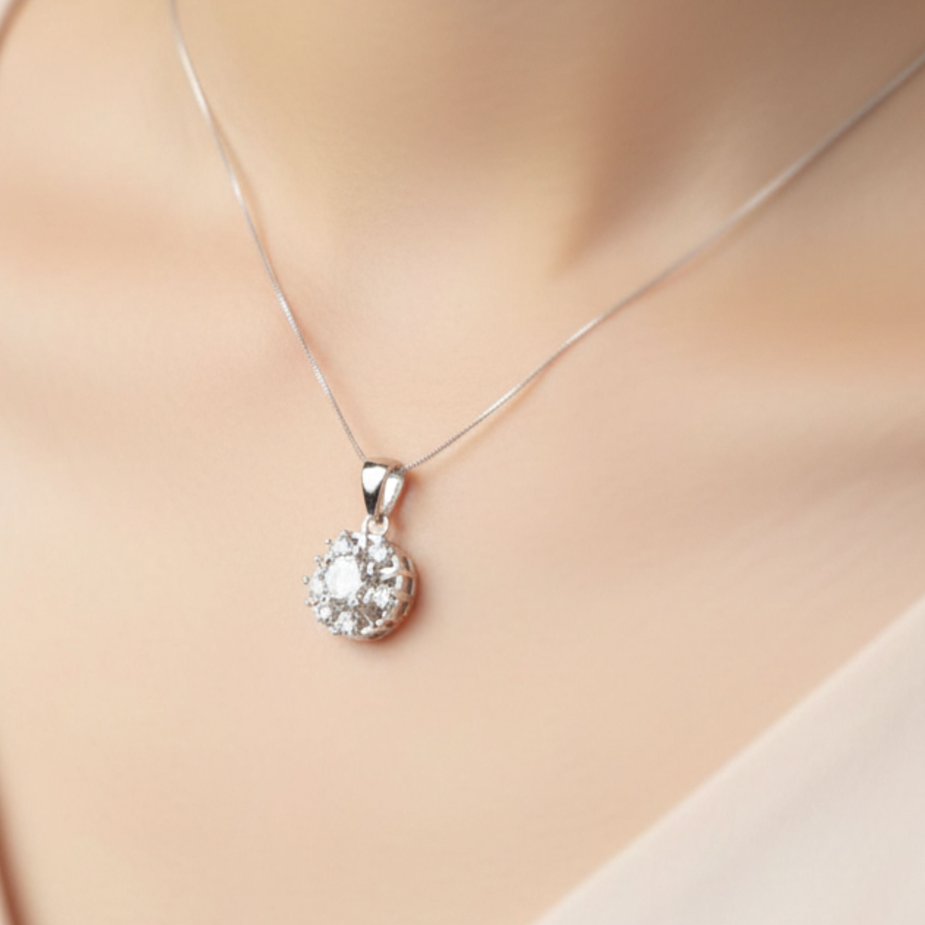 Astra Glow Sterling Silver Pendant