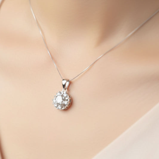 Astra Glow Sterling Silver Pendant