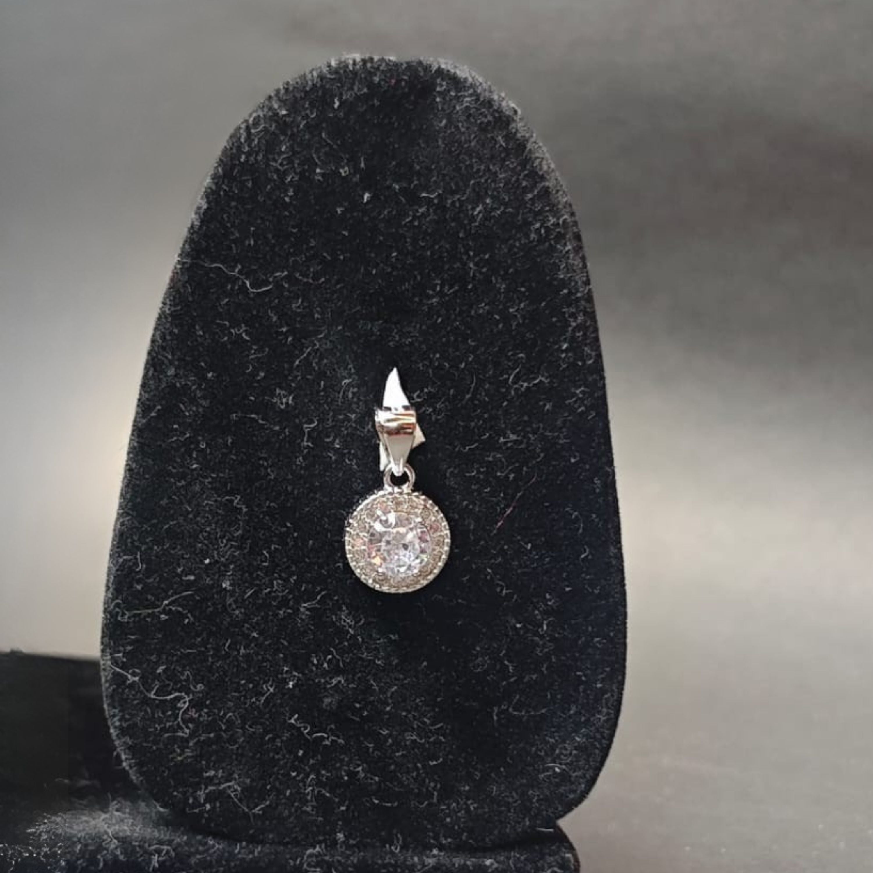 Chandrika Sparkle Sterling Silver Pendant