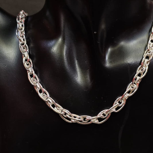 Imperial Oval Link Silver Chain