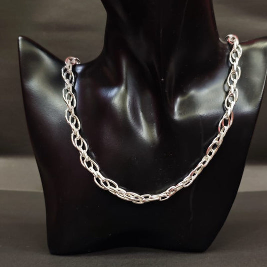 Aariv Classic Silver Link Chain