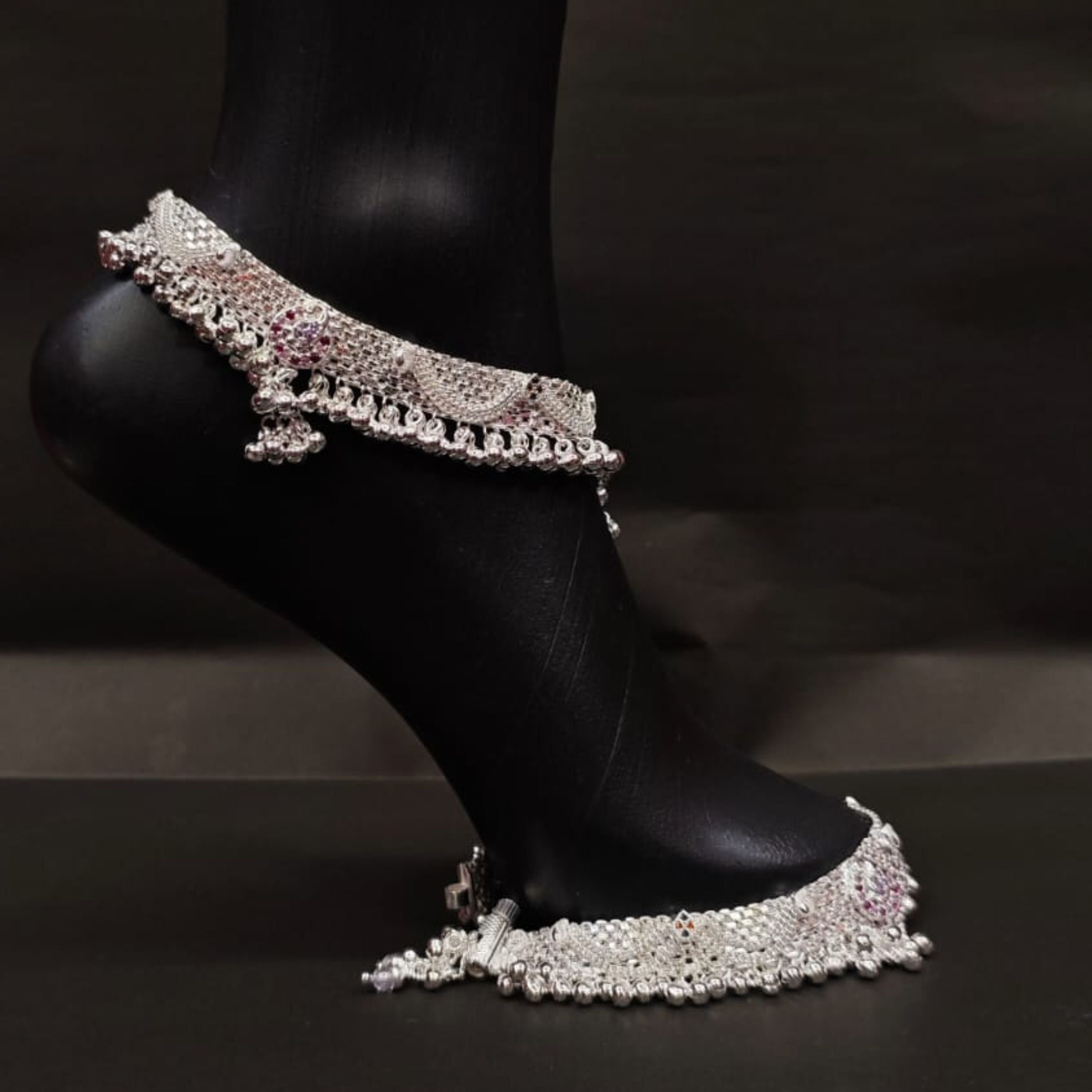 Shree Rajsi Noor Silver Payal