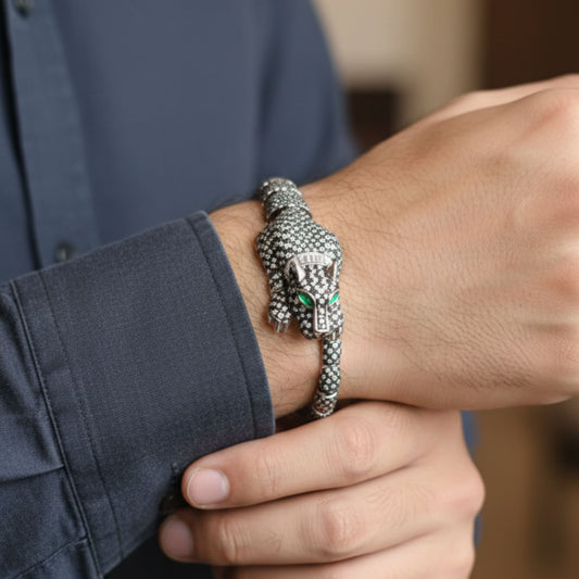 “Emerald Panther Luxe Bracelet”