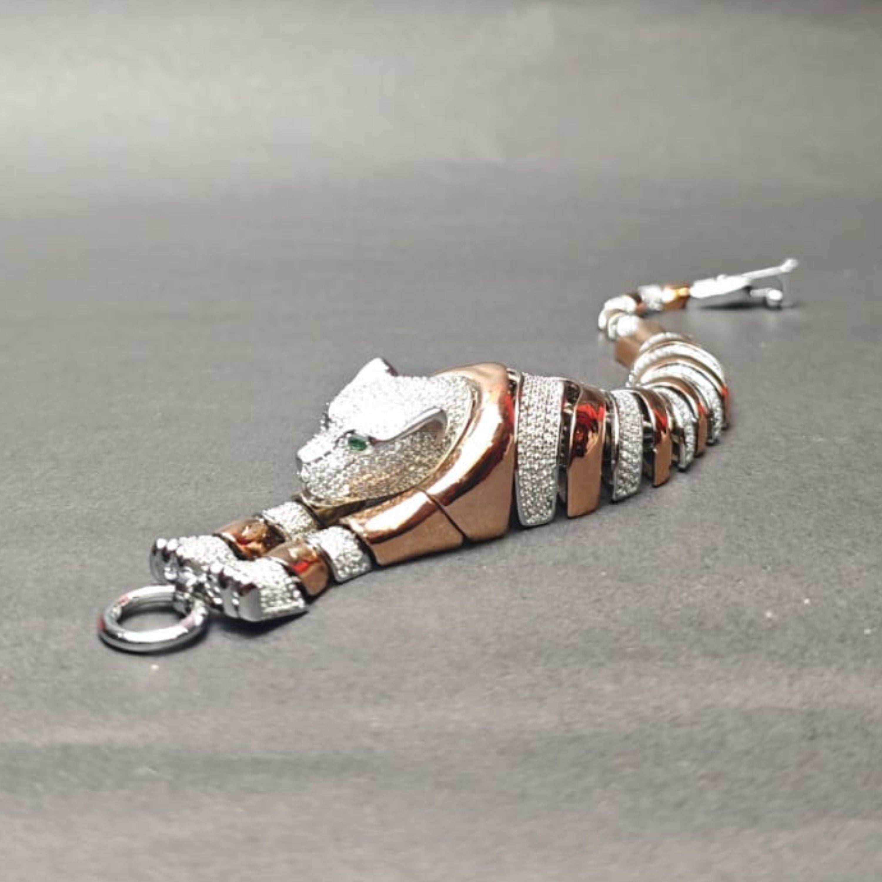 Royal Emerald Panther Bracelet