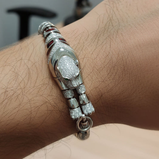 Emerald Panther Flex Bracelet