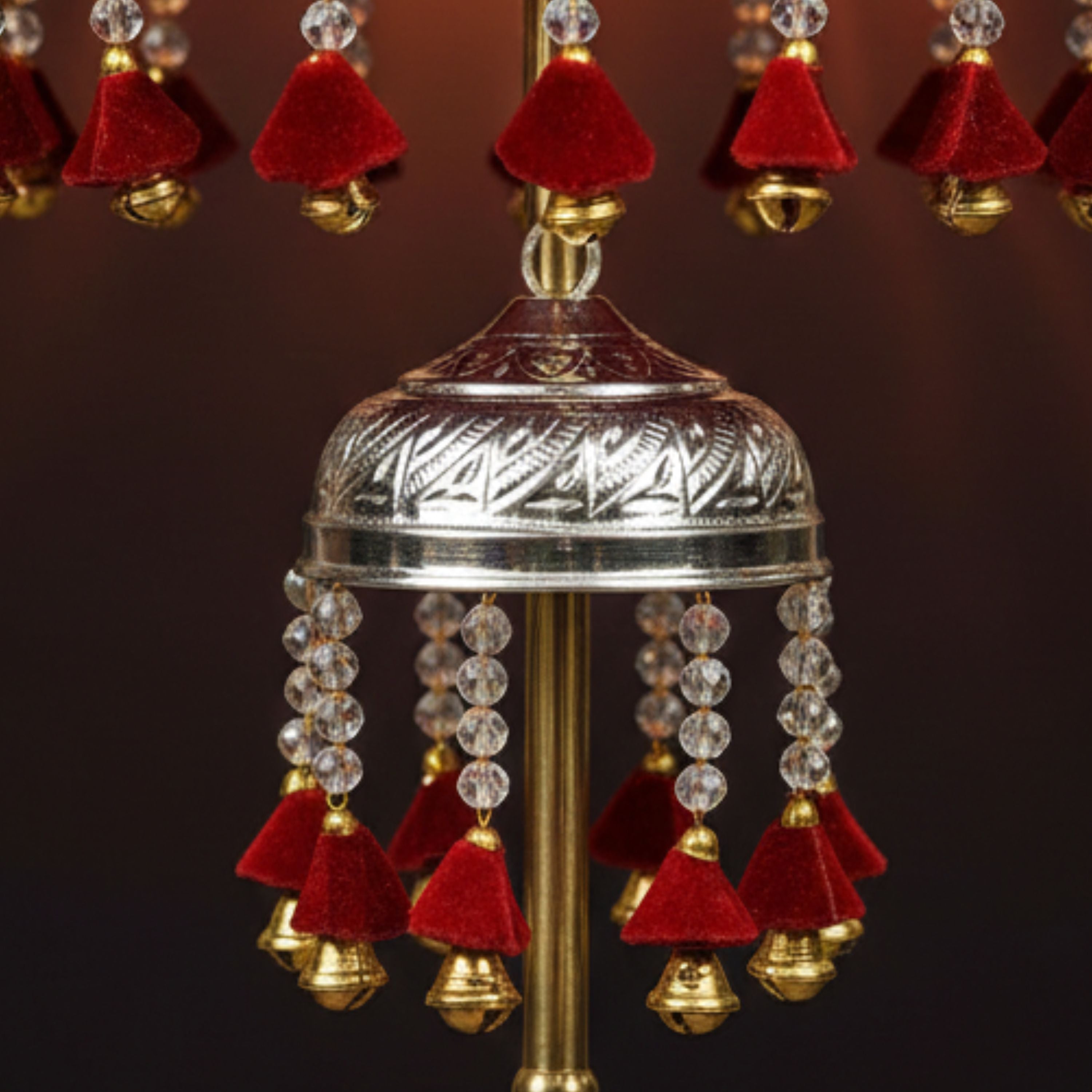 Rajsi Silver Pooja Chattr