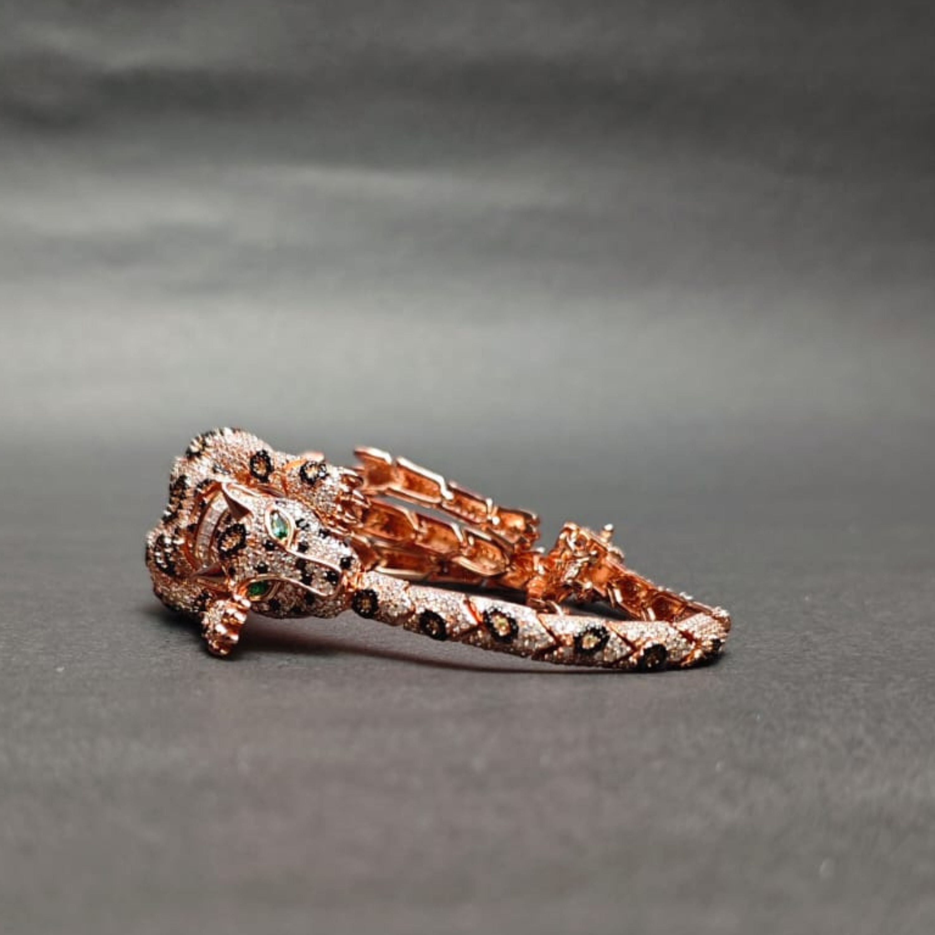 Rose Gold Panther Royale Bracelet