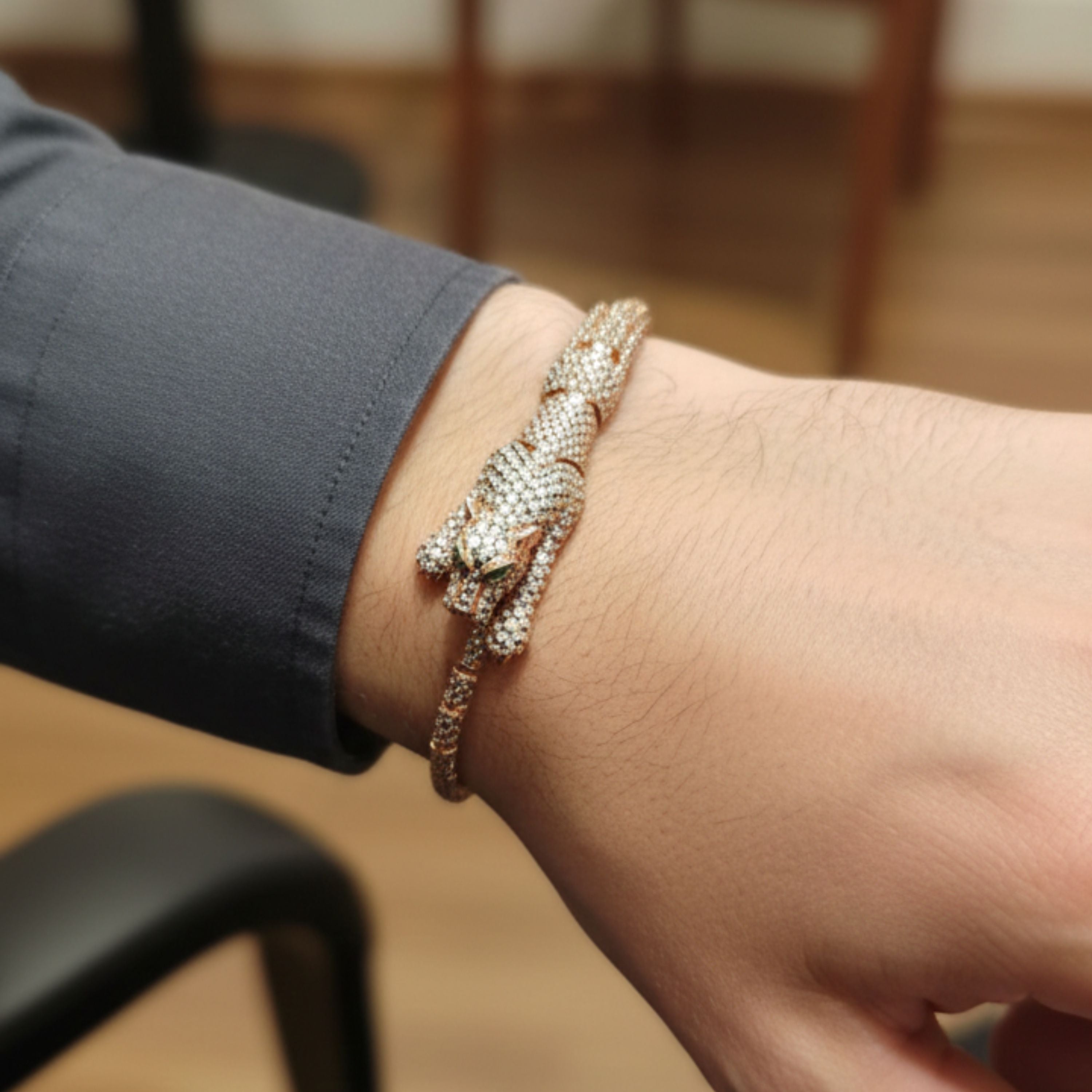 “Noir Panther Luxe Bracelet”