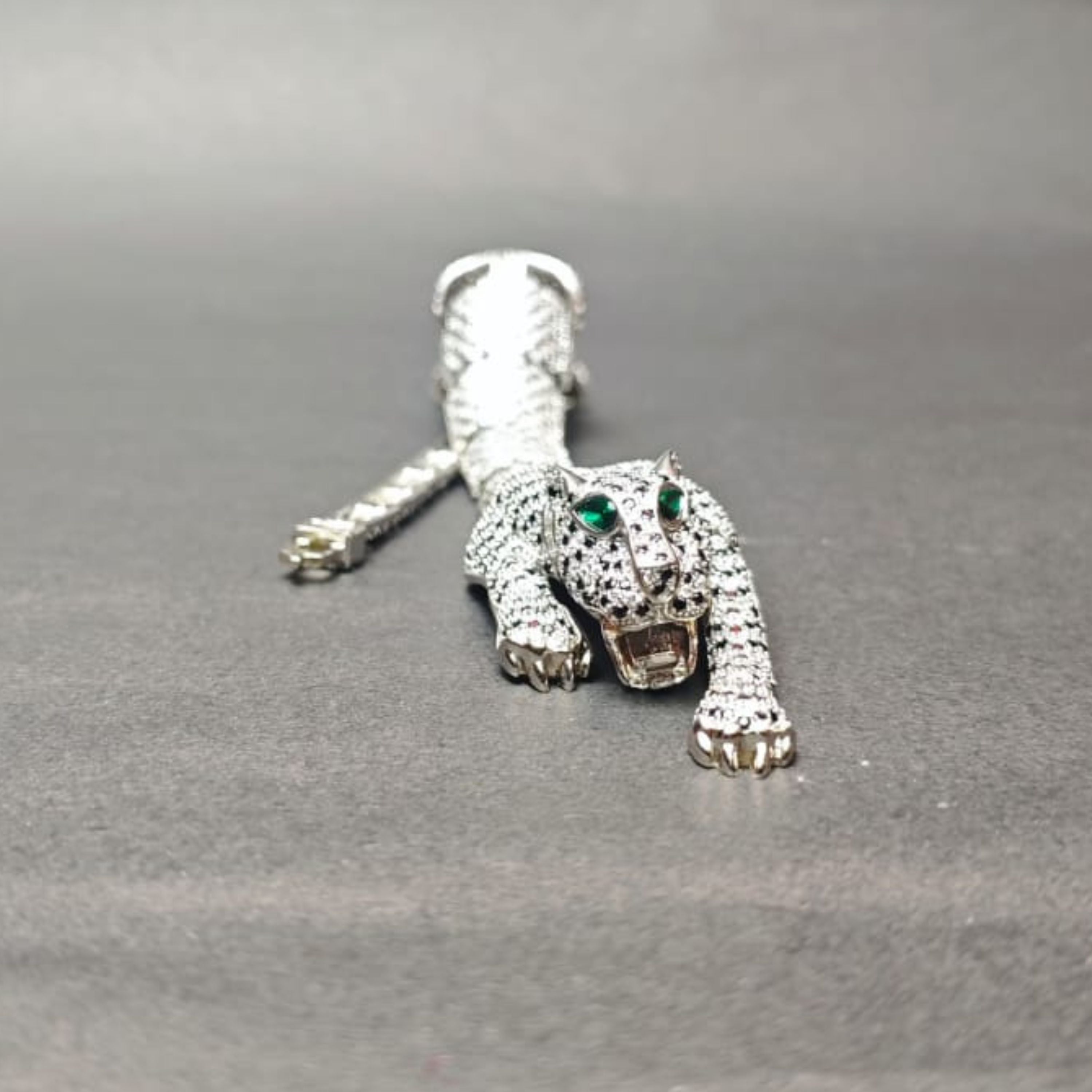 Emerald Phantom Panther Bracelet