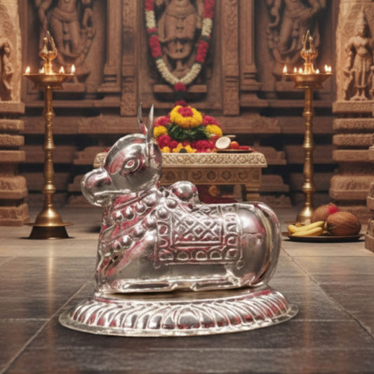 Divine Nandi Maharaj  Silver Idol