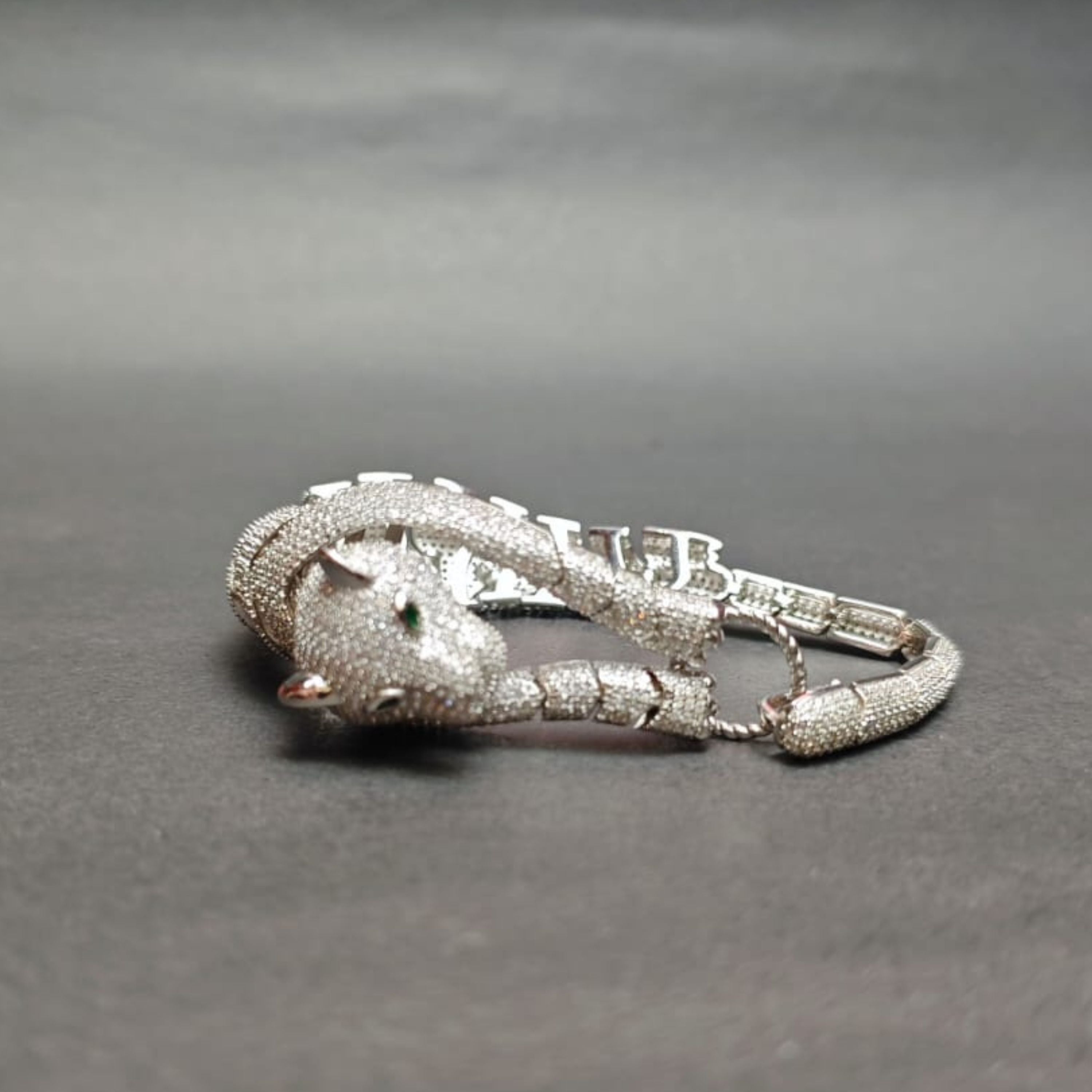 Silver Panther Power Bracelet